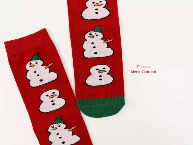 V Bunny - Korean Children Fashion - #childrensboutique - Snoe Man Socks Set - 3