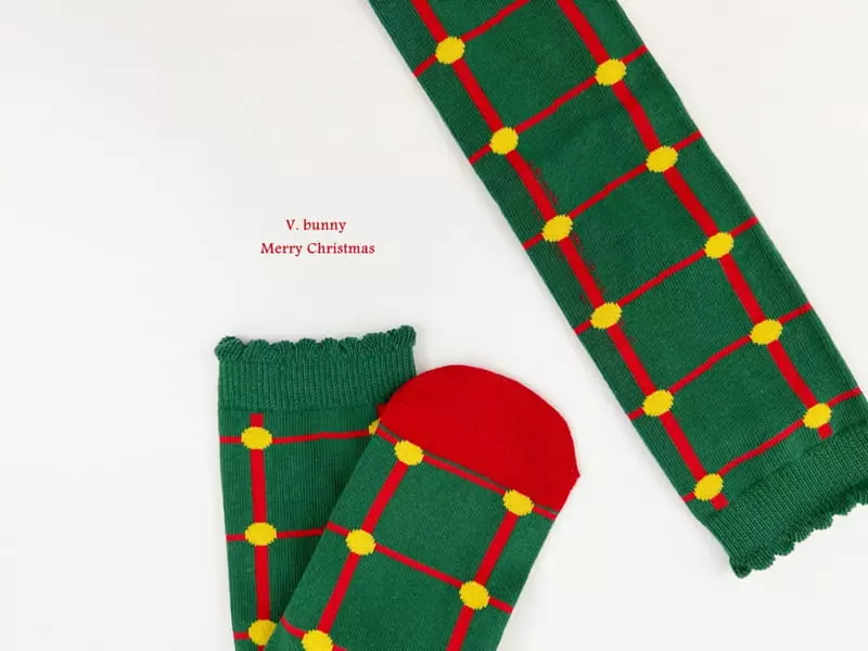 V Bunny - Korean Children Fashion - #designkidswear - Tree Socks Set - 5