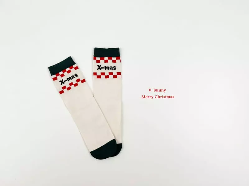V Bunny - Korean Children Fashion - #discoveringself - Mas socks Set - 3