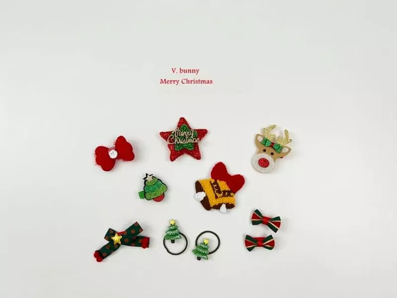 V Bunny - Korean Children Fashion - #fashionkids - Party Hairpin Set - 9