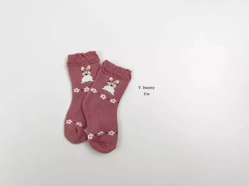 V Bunny - Korean Children Fashion - #kidsshorts - Sharon Socks Set - 2