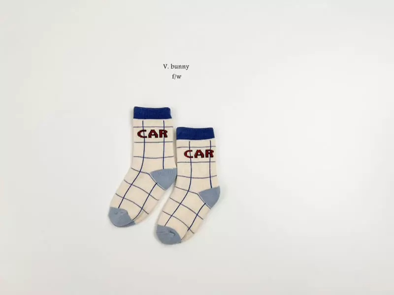 V Bunny - Korean Children Fashion - #kidsshorts - Poclain Socks Set - 4