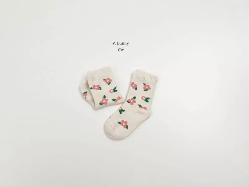 V Bunny - Korean Children Fashion - #kidsstore - Sharon Socks Set - 3