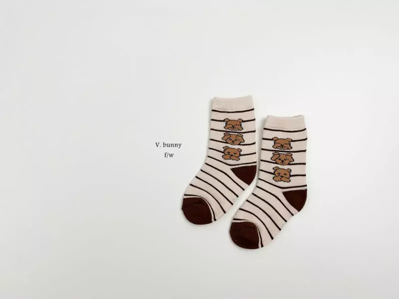 V Bunny - Korean Children Fashion - #kidsstore - Ggaggung Socks Set