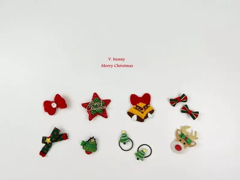 V Bunny - Korean Children Fashion - #kidsstore - Party Hairpin Set - 11