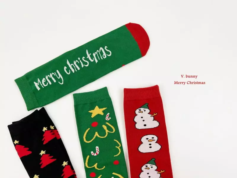 V Bunny - Korean Children Fashion - #kidsstore - Snoe Man Socks Set - 8