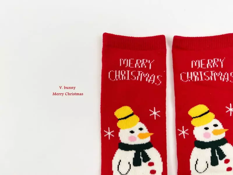 V Bunny - Korean Children Fashion - #kidsstore - Merry Socks Set - 7