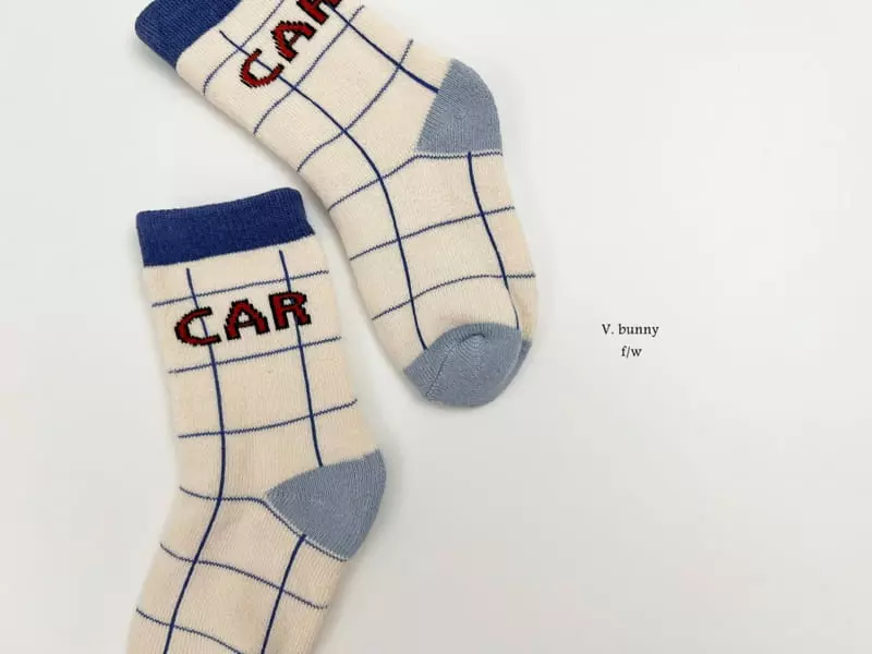 V Bunny - Korean Children Fashion - #kidzfashiontrend - Poclain Socks Set - 5