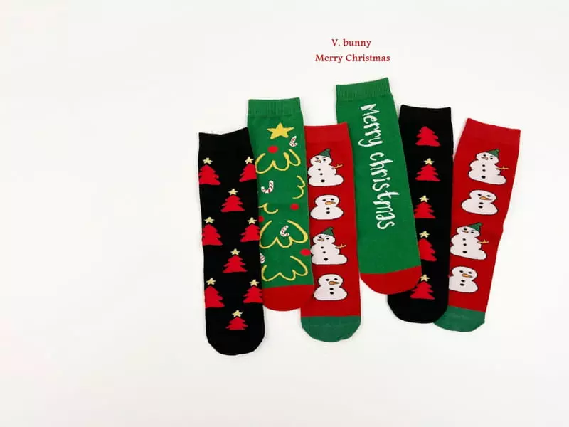 V Bunny - Korean Children Fashion - #kidzfashiontrend - Snoe Man Socks Set - 9