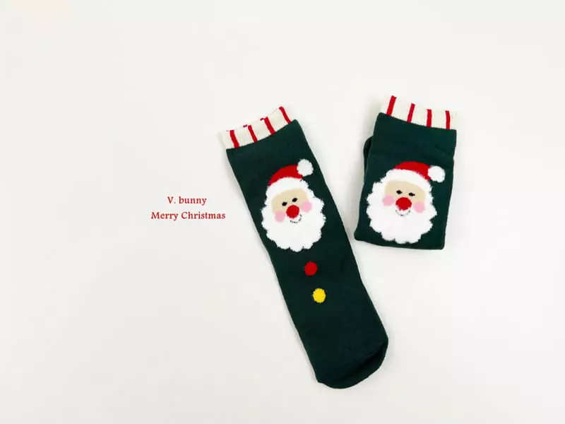 V Bunny - Korean Children Fashion - #kidzfashiontrend - Merry Socks Set - 8