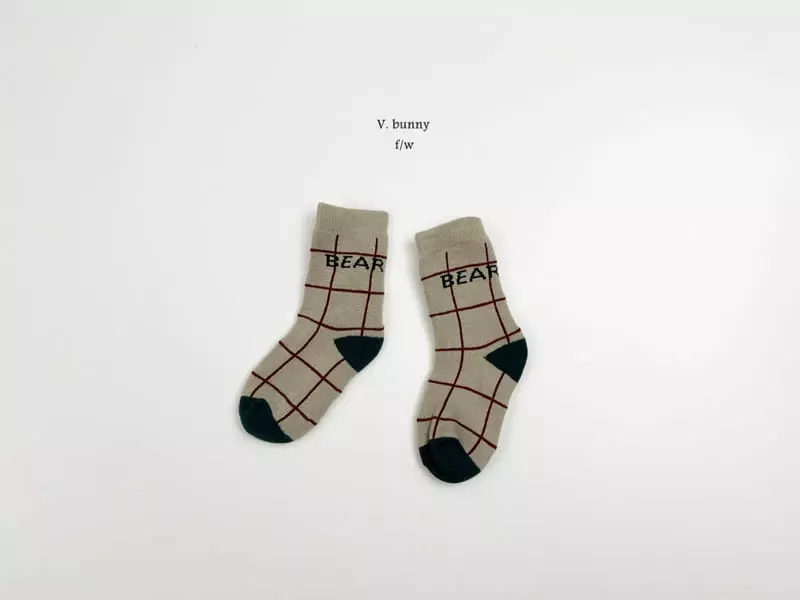 V Bunny - Korean Children Fashion - #littlefashionista - 28 Socks Set - 2