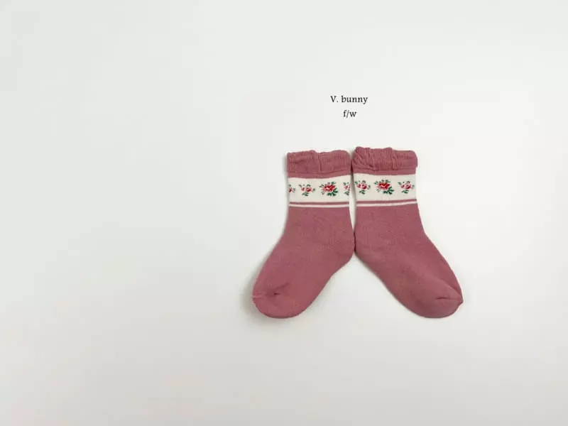 V Bunny - Korean Children Fashion - #littlefashionista - Sharon Socks Set - 6