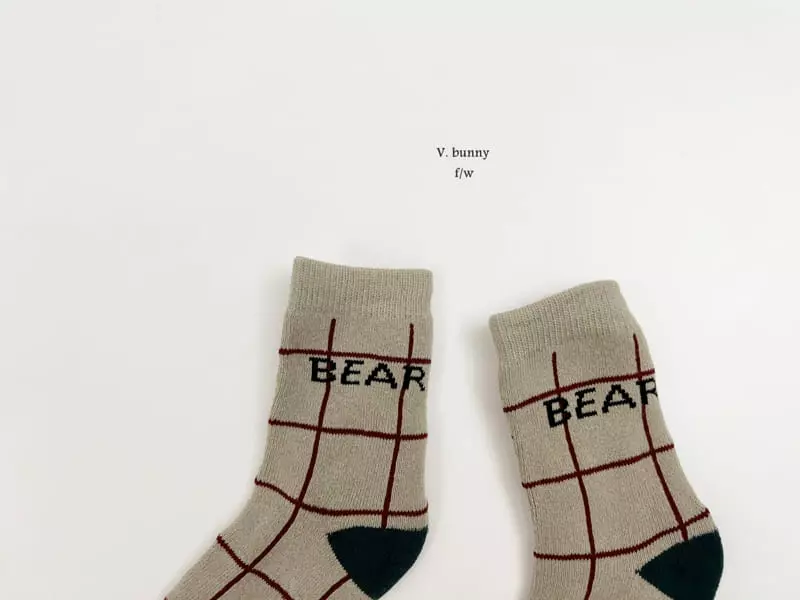 V Bunny - Korean Children Fashion - #magicofchildhood - 28 Socks Set - 3