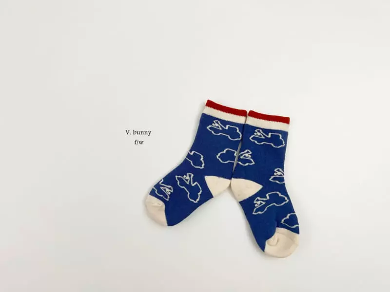 V Bunny - Korean Children Fashion - #magicofchildhood - Poclain Socks Set - 8