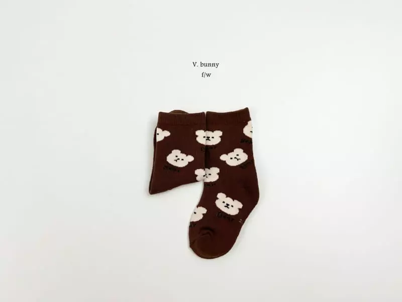 V Bunny - Korean Children Fashion - #magicofchildhood - Ggaggung Socks Set - 5