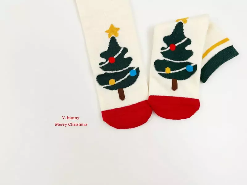 V Bunny - Korean Children Fashion - #magicofchildhood - Merry Socks Set - 11