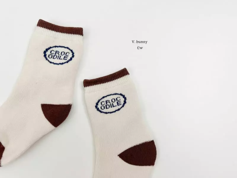 V Bunny - Korean Children Fashion - #minifashionista - Cro Socks Set - 3