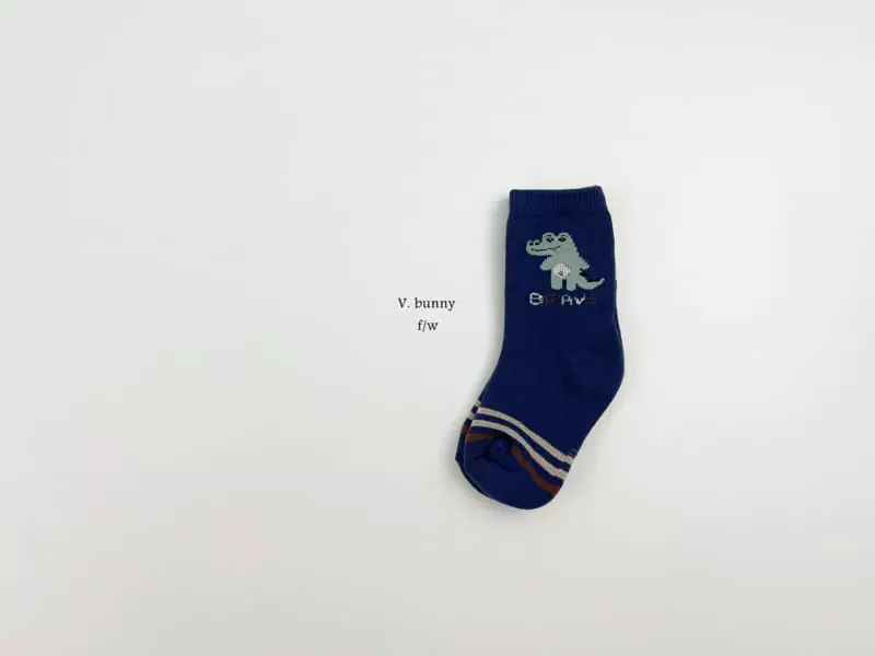 V Bunny - Korean Children Fashion - #minifashionista - Cro Socks Set - 4