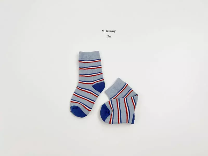V Bunny - Korean Children Fashion - #prettylittlegirls - Poclain Socks Set - 10
