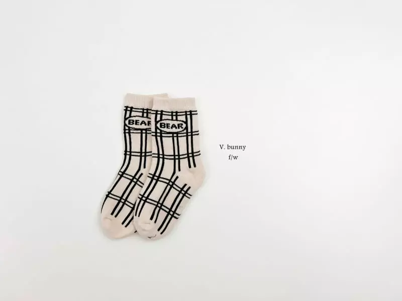 V Bunny - Korean Children Fashion - #prettylittlegirls - Bave Socks Set - 6