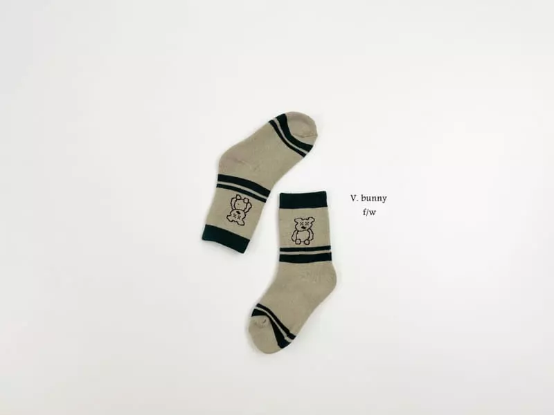 V Bunny - Korean Children Fashion - #stylishchildhood - 28 Socks Set - 8