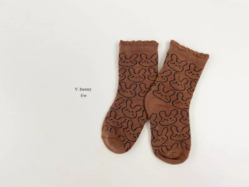 V Bunny - Korean Children Fashion - #stylishchildhood - Danpung Socks Set - 6