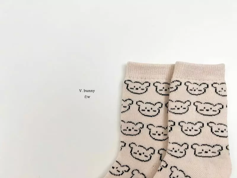 V Bunny - Korean Children Fashion - #stylishchildhood - Bave Socks Set - 9