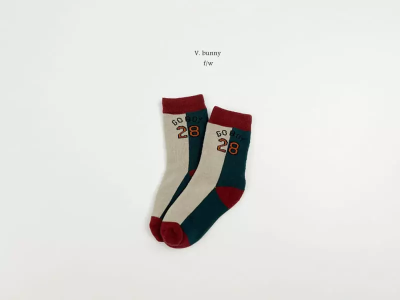 V Bunny - Korean Children Fashion - #todddlerfashion - 28 Socks Set - 6