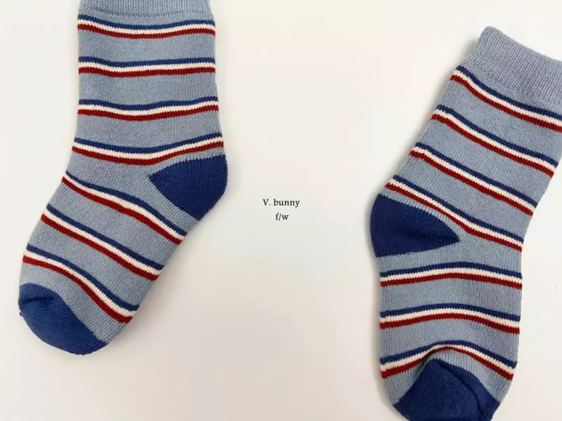 V Bunny - Korean Children Fashion - #todddlerfashion - Poclain Socks Set - 11