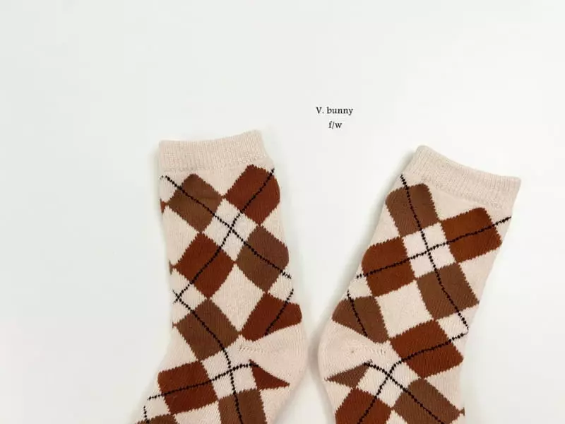 V Bunny - Korean Children Fashion - #todddlerfashion - Ggaggung Socks Set - 8
