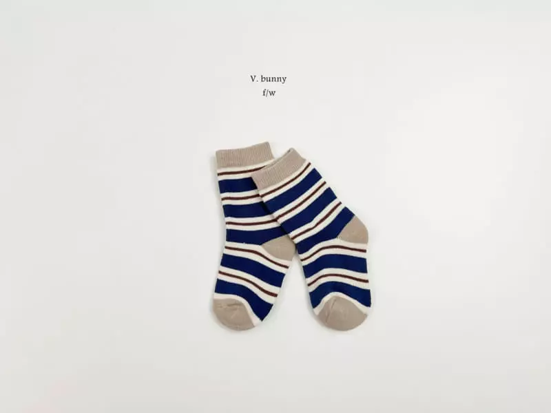 V Bunny - Korean Children Fashion - #toddlerclothing - Cro Socks Set - 6