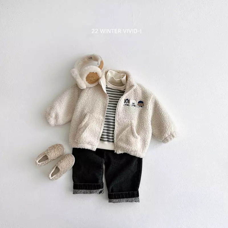 Vivid I - Korean Children Fashion - #Kfashion4kids - Wide Jeans - 6
