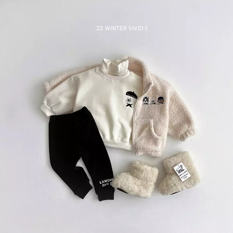 Vivid I - Korean Children Fashion - #childofig - Lettering Leggings - 6