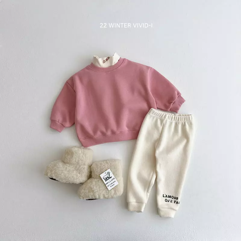 Vivid I - Korean Children Fashion - #designkidswear - Lettering Leggings - 9