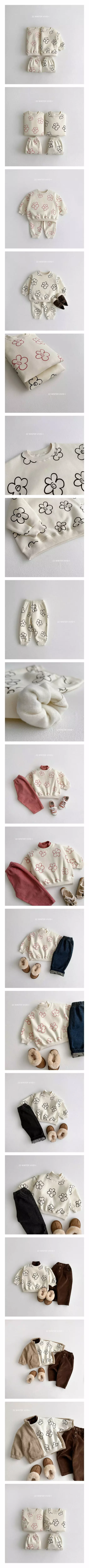 Vivid I - Korean Children Fashion - #discoveringself - Flower Top Bottom Set