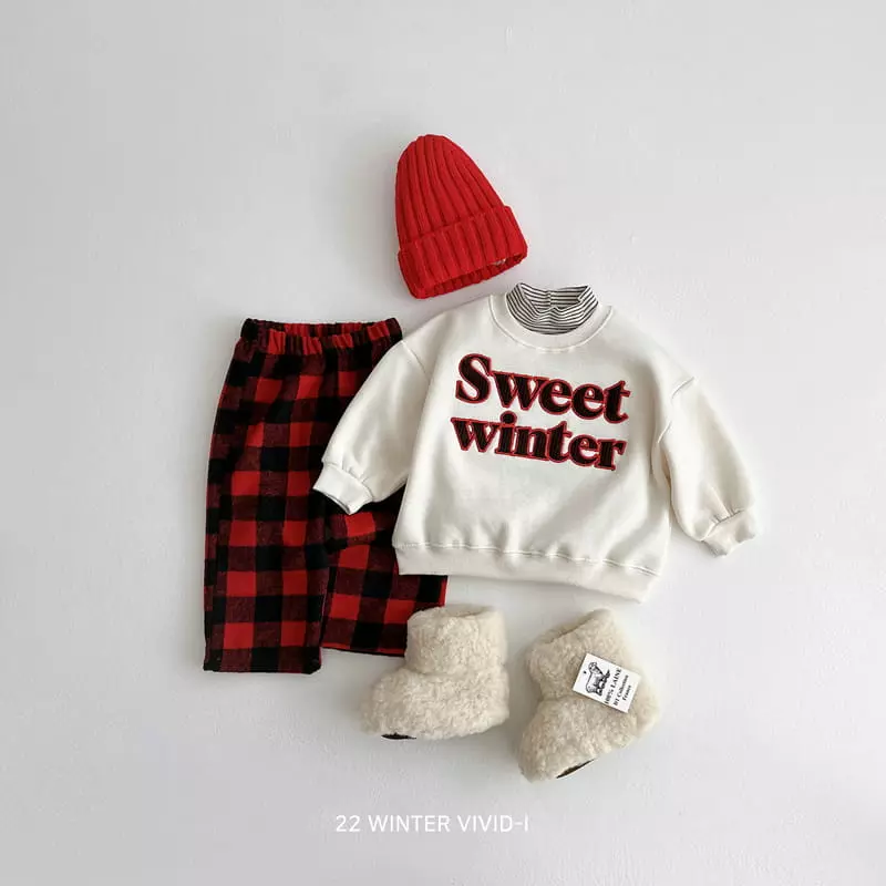 Vivid I - Korean Children Fashion - #discoveringself - Bear Check Pants - 11