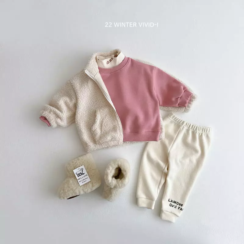 Vivid I - Korean Children Fashion - #discoveringself - Lettering Leggings - 10