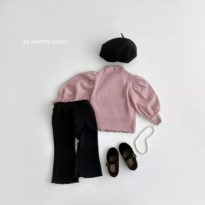 Vivid I - Korean Children Fashion - #discoveringself - Bootscut Pants - 5