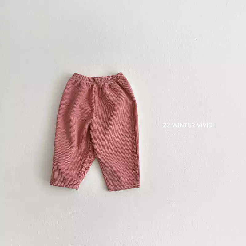 Vivid I - Korean Children Fashion - #discoveringself - Corduroy Pants - 3