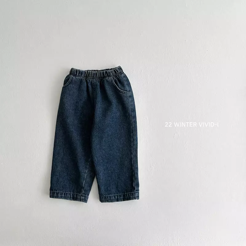 Vivid I - Korean Children Fashion - #discoveringself - Wide Jeans