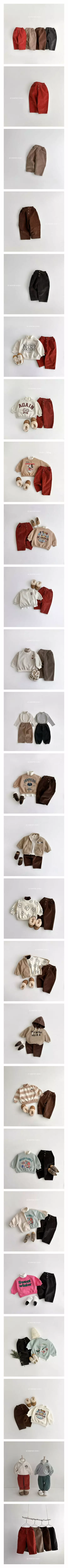 Vivid I - Korean Children Fashion - #kidsshorts - Button Semi Pants