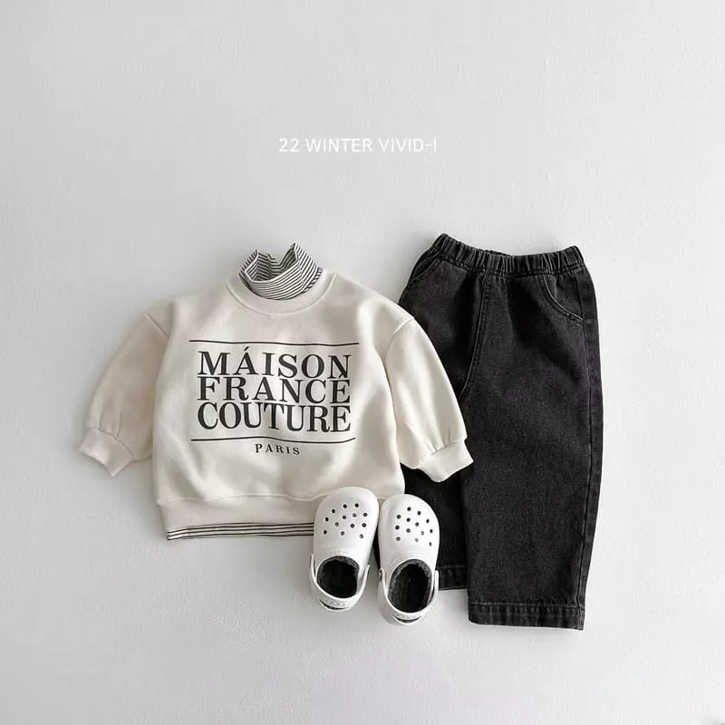 Vivid I - Korean Children Fashion - #kidsshorts - Wide Jeans - 3