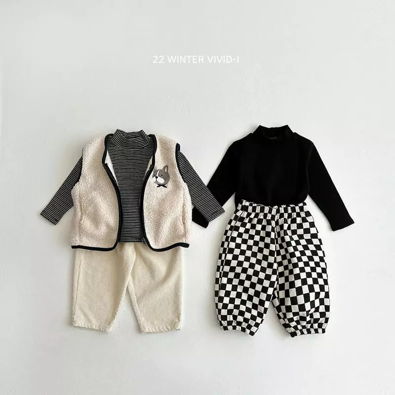 Vivid I - Korean Children Fashion - #kidzfashiontrend - Paint Pants - 10