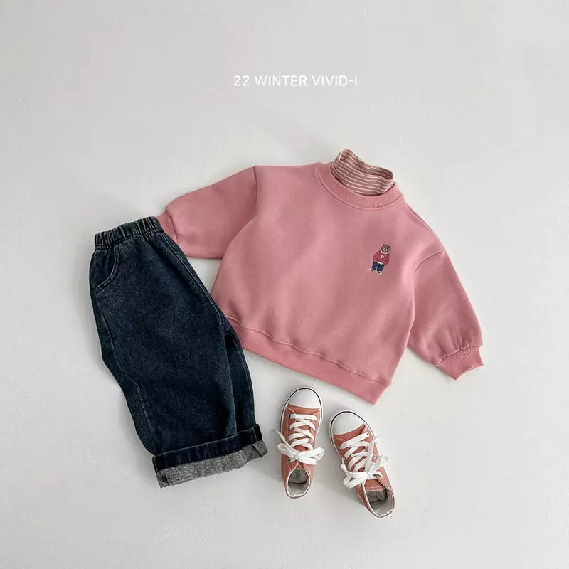 Vivid I - Korean Children Fashion - #kidzfashiontrend - Wide Jeans - 5