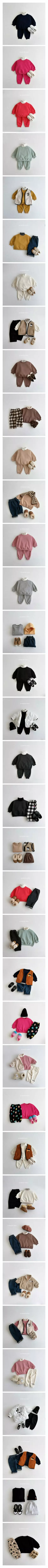 Vivid I - Korean Children Fashion - #prettylittlegirls - 22 Winter Vivid Top Bottom Set