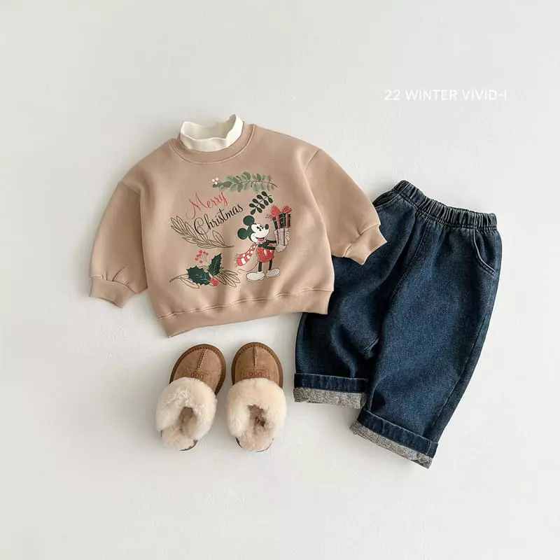 Vivid I - Korean Children Fashion - #prettylittlegirls - Wide Jeans - 10