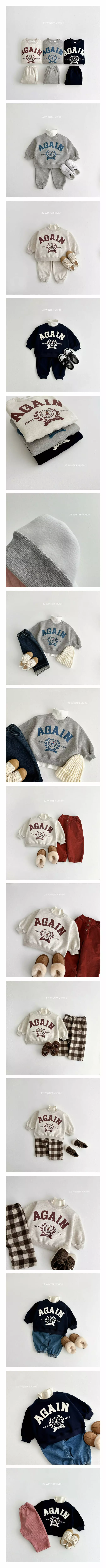 Vivid I - Korean Children Fashion - #stylishchildhood - Again Top Bottom Set