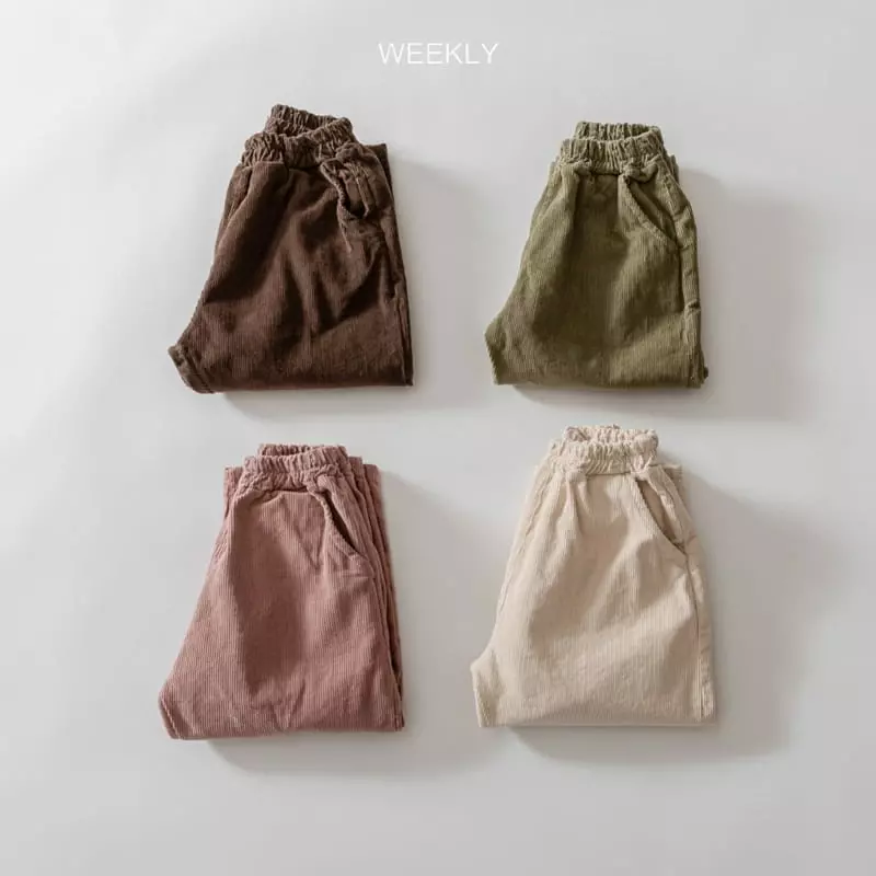 Weekly - Korean Children Fashion - #designkidswear - Simple Pants - 8