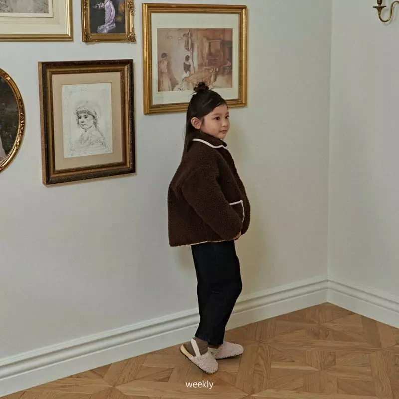 Weekly - Korean Children Fashion - #designkidswear - Winter Fleece Jeans - 7