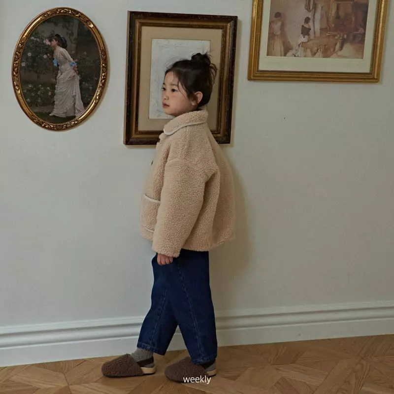 Weekly - Korean Children Fashion - #discoveringself - Winter Fleece Jeans - 8